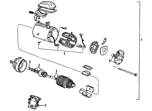 1986 Ford Aerostar Starter Diagram