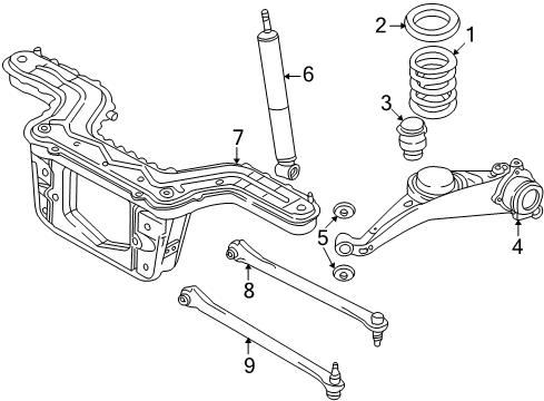 2005 Mercury Mariner Rear Suspension Diagram