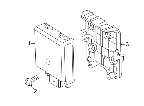 2018 Lincoln MKX Electrical Components Diagram 2 - Thumbnail