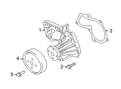 2013 Ford Fusion Water Pump Diagram 1 - Thumbnail