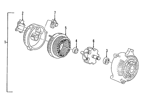 1996 Ford Contour Alternator Diagram