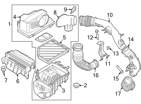 2022 Ford Bronco CLEANER ASY - AIR Diagram for NB3Z-9600-B