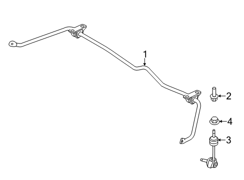 2015 Lincoln MKS Rear Suspension, Control Arm Diagram 2 - Thumbnail