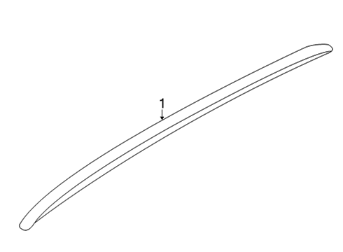 2018 Lincoln MKX Roof Rack Diagram