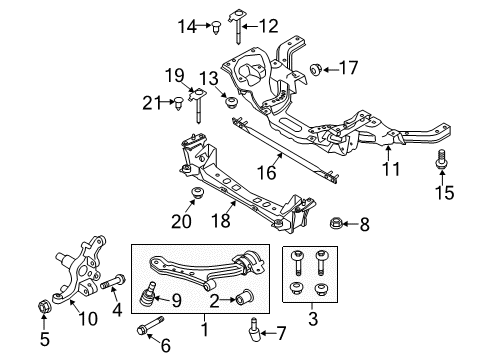 2010 Ford Mustang Pin Diagram for -N804379-S