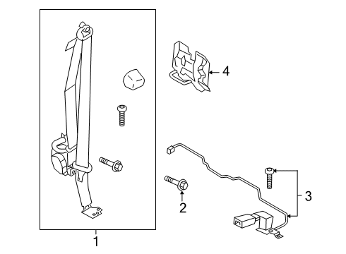 2023 Ford Ranger Seat Belt Diagram 4 - Thumbnail