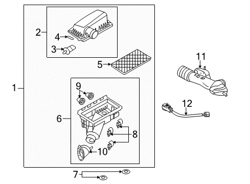 2008 Ford Explorer Sport Trac Air Intake Diagram 2 - Thumbnail