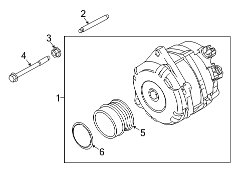 2018 Lincoln MKX Alternator Diagram 2 - Thumbnail