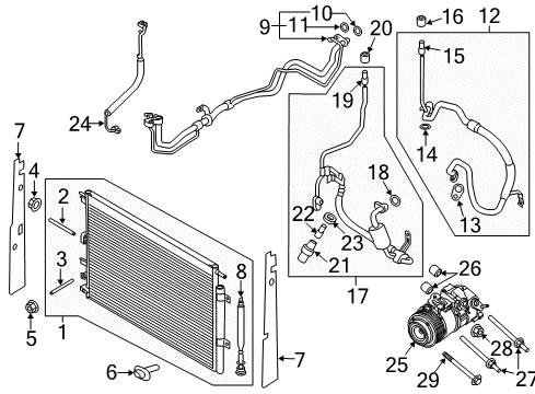 2018 Ford Edge Air Conditioner Diagram 3 - Thumbnail