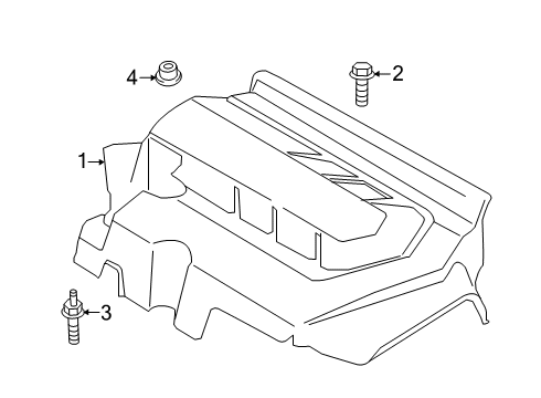 2023 Lincoln Nautilus Engine Appearance Cover Diagram 2 - Thumbnail