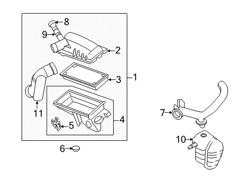 2008 Mercury Mariner Filters Diagram 2 - Thumbnail