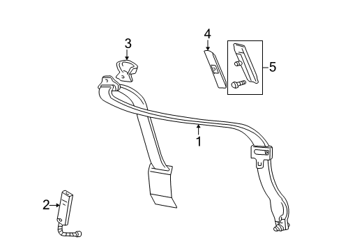 2001 Ford Excursion Front Seat Belts Diagram