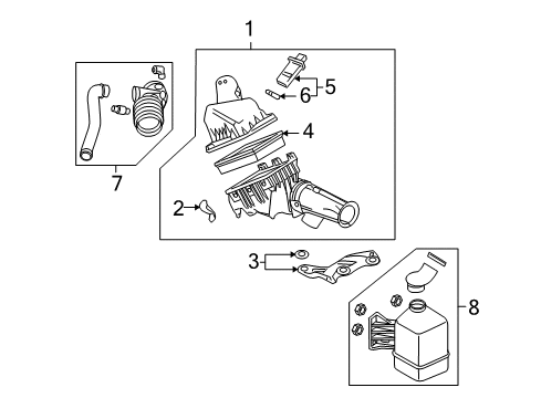 2006 Lincoln Zephyr Air Intake Diagram