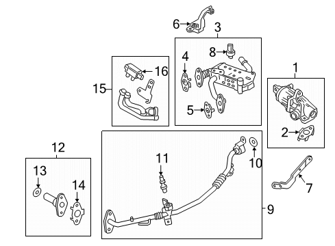 2023 Ford Ranger EGR System Diagram