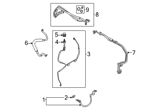 2020 Ford Transit-350 HD A/C Condenser, Compressor & Lines Diagram 4 - Thumbnail