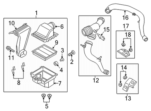 2022 Ford F-150 Filters Diagram 1 - Thumbnail