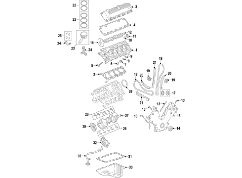 2009 Ford F-150 Engine Support Insulator Assembly Diagram for 9L3Z-6068-C