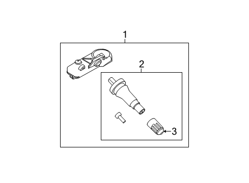 2019 Lincoln MKT Tire Pressure Monitoring Diagram