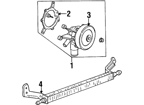 1999 Mercury Sable Coil - Cooling Diagram for F6DZ-3D746-C