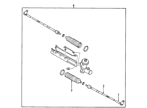 2008 Mercury Mariner Steering Column & Wheel, Steering Gear & Linkage Diagram 7 - Thumbnail