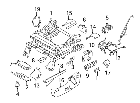 2014 Lincoln MKX Power Seats Diagram 2 - Thumbnail