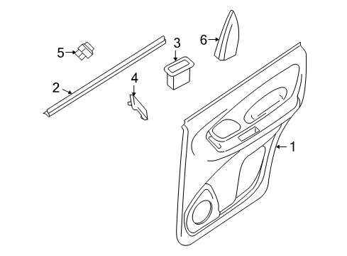 2005 Ford Escape Front Door Diagram 5 - Thumbnail