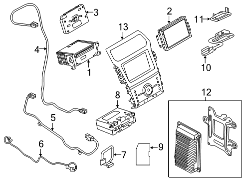 2019 Ford Explorer Sound System Diagram 3 - Thumbnail