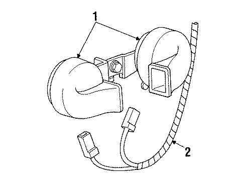 1993 Ford Crown Victoria Horn Diagram