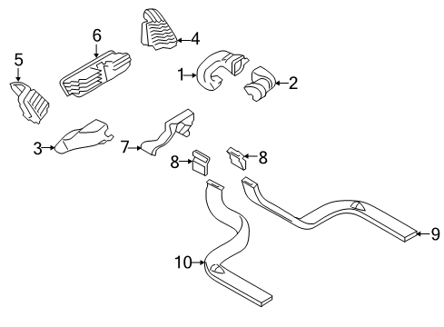 2019 Ford EcoSport Ducts Diagram