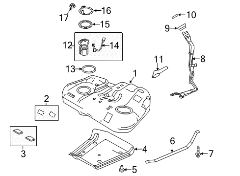 2012 Lincoln MKS Fuel Supply Diagram 3 - Thumbnail