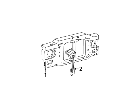 2001 Ford Explorer Radiator Support Diagram