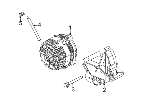 2010 Ford Mustang Alternator Diagram 2 - Thumbnail