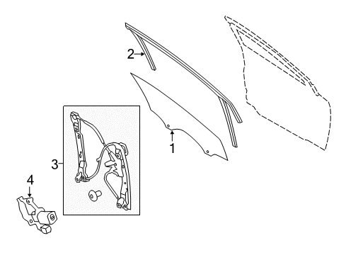 2018 Ford Focus Front Door Diagram 2 - Thumbnail