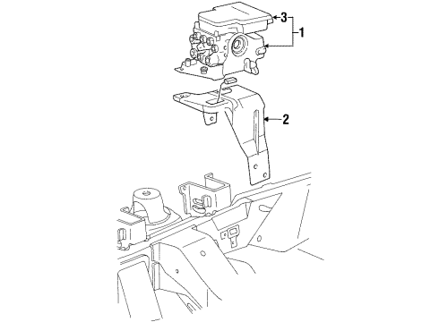 1998 Lincoln Navigator Anti-Lock Brakes Diagram 1 - Thumbnail