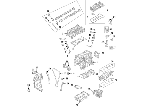 2022 Ford Bronco INSULATOR ASY - ENGINE SUPPORT Diagram for MB3Z-6038-A