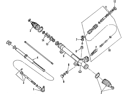 1994 Ford Taurus Potentiometer - Engine Throttle Diagram for F2DZ-9B989-BA