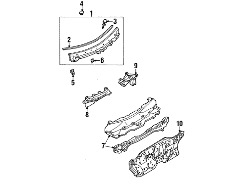 2003 Ford Escort Cowl Diagram