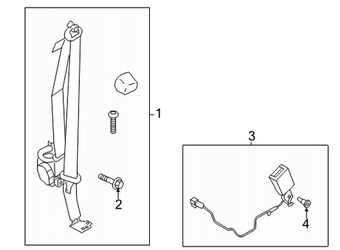 2021 Ford Bronco Seat Belt Diagram 3 - Thumbnail