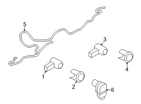 2022 Ford F-150 Parking Aid Diagram 8 - Thumbnail