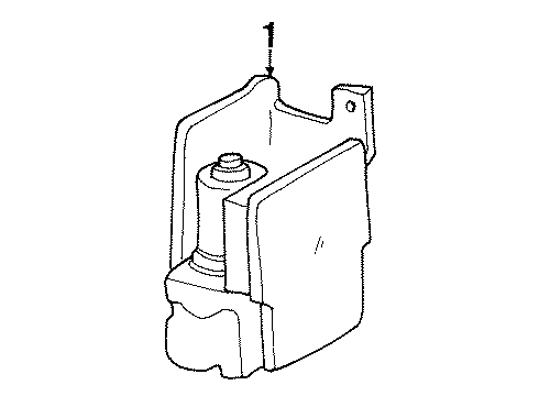 1998 Ford Windstar Anti-Lock Brakes Diagram 1 - Thumbnail