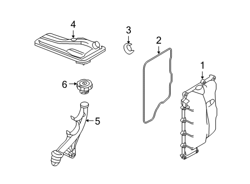 2009 Mercury Sable Transaxle Parts Diagram