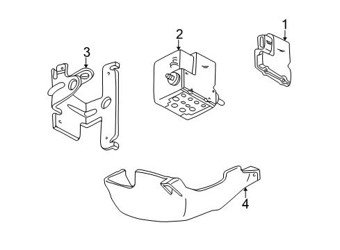 2004 Mercury Monterey Anti-Lock Brakes Diagram 1 - Thumbnail