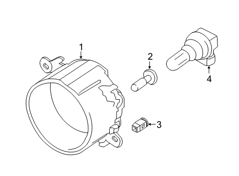 2023 Ford Transit Connect Fog Lamps Diagram