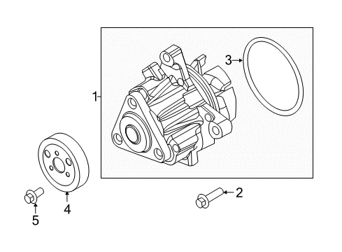 2017 Ford Edge Water Pump Diagram 1 - Thumbnail