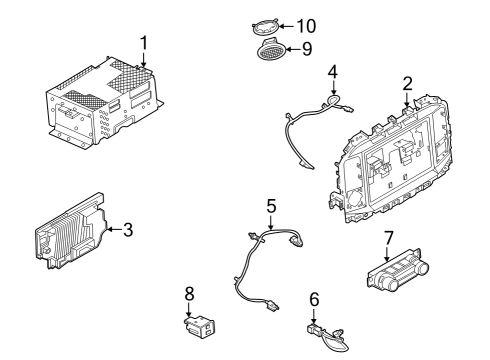 2023 Ford F-150 Lightning Sound System Diagram 1 - Thumbnail