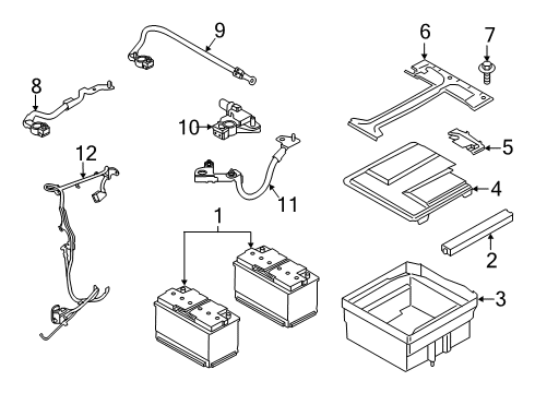 2019 Ford Transit-250 Battery Diagram