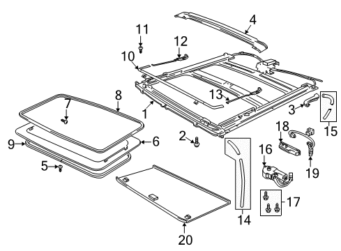 2004 Ford F-350 Super Duty Screw And Washer Assembly Diagram for 6L1Z-26502F24-AB