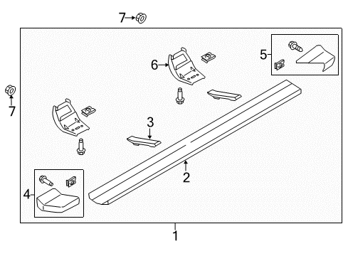 2016 Ford F-150 Running Board Diagram 12 - Thumbnail