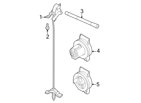 2024 Ford F-250 Super Duty Carrier & Components  Diagram