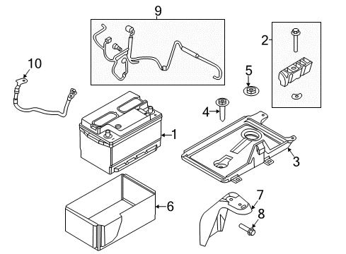 2010 Lincoln MKZ Battery Diagram